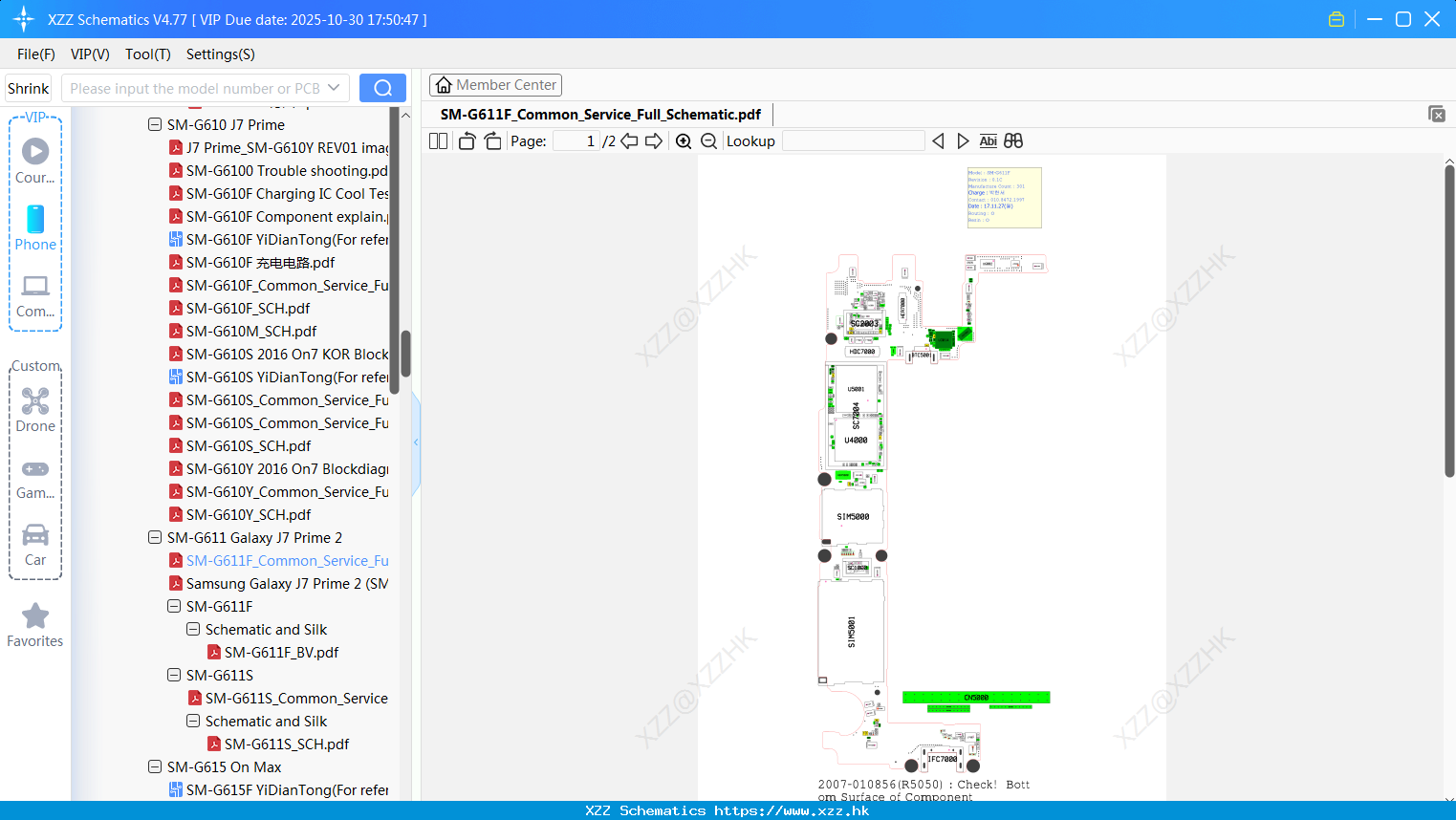 Samsung SM-G611F_Common_Service_Full_Schematic